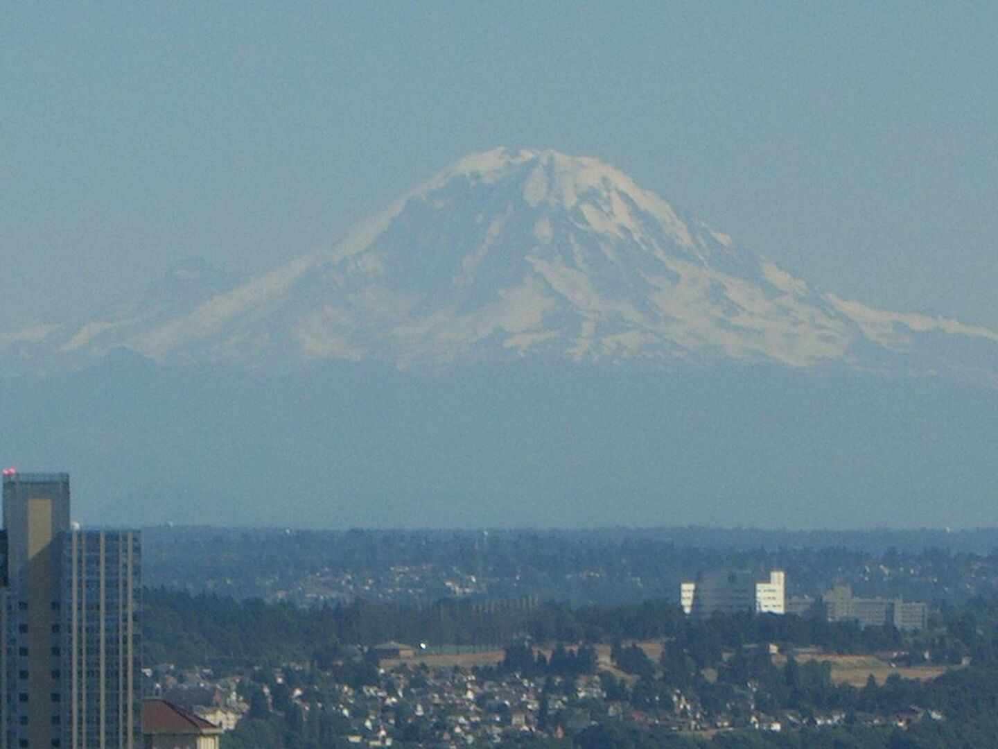 Mount Rainier view from Space Needle