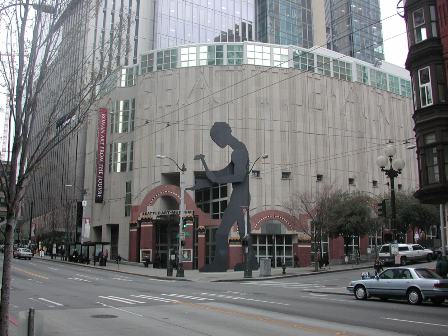 Seattle Art Museum exterior in downtown Seattle